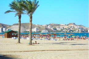 Apartamento a 50m de la playa con parking privado.